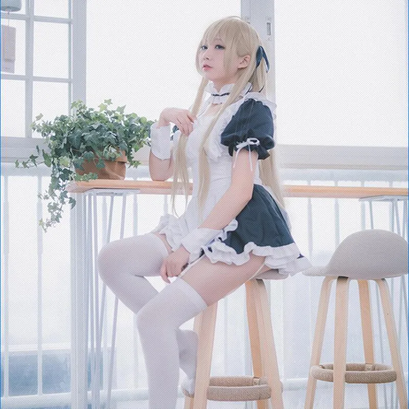 Милый и милый костюм для косплея kawaii аниме Yosuga no Sora Cos Kasugano сексуальное платье
