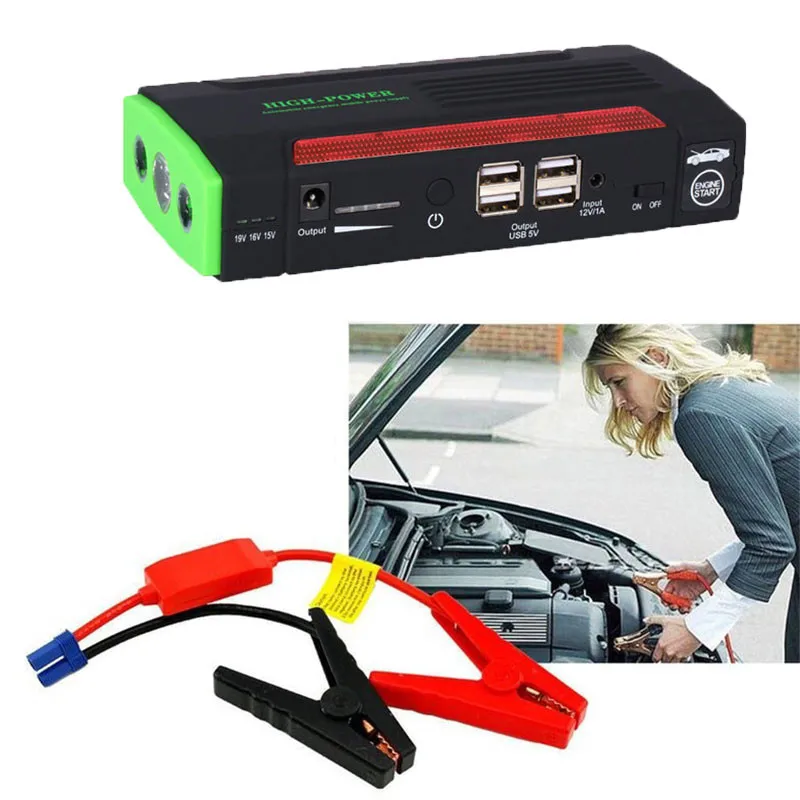 

Car Jump Starter 68800mAh Emergency Starting Device 12V Power Bank Charger For Car Battery Booster Buster Starting Diesel Petrol