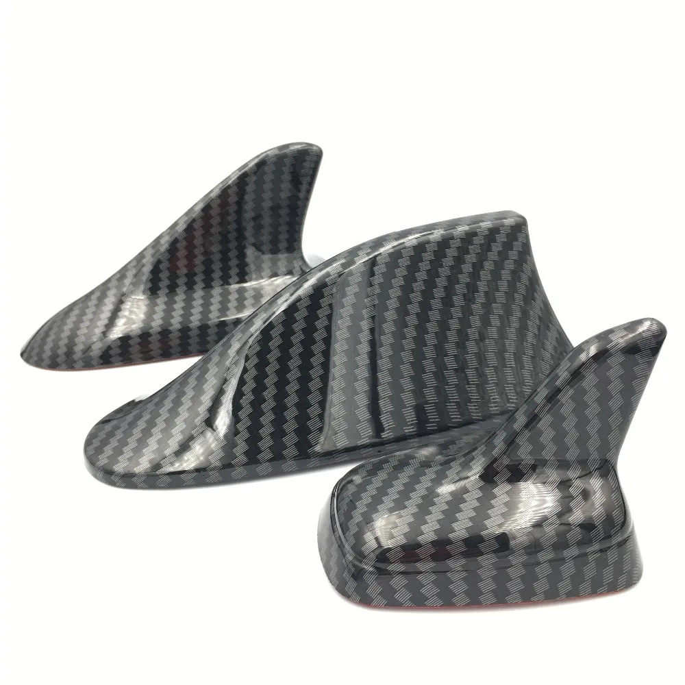 

Car Shark Fin Antenna Carbon Fiber Style Car Shark Fin Roof Aerial Radio FM/AM Decorate Aerial for For Toyota Corolla Avensis
