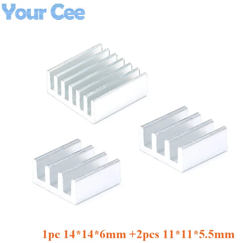 3 шт. радиатор для Raspberry Pi 14 х14х6 мм|radiator kit|kit setradiator set |