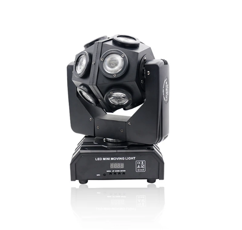 

12 led moving head beam light bar KTV compartment bounce Di flash sound controlled laser lamp colorful stage lights