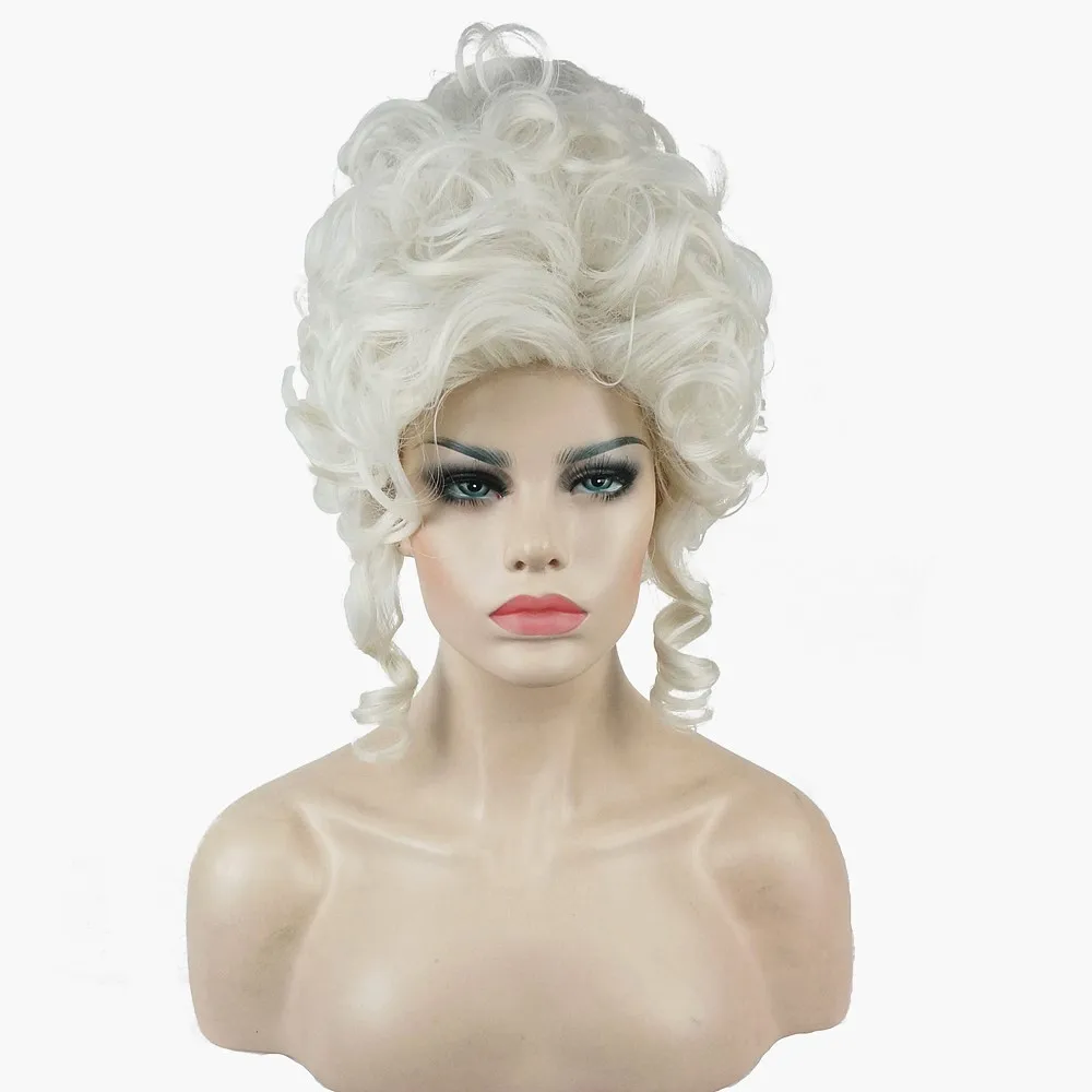 Cena StrongBeauty Marie Antoinette księżniczka średnie kręcone włosy Cosplay peruki