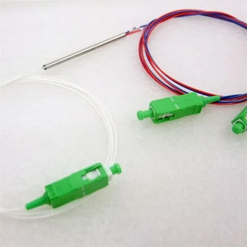 

Different model 20pcs 1x2 fiber optic bare FBT splitter fiber coupler 5/95 cheap sc apc connector