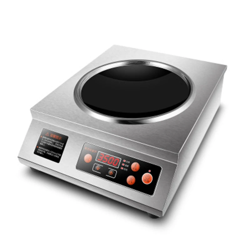 

3500W high power induction cooker household all stainless steel large size commercial electromagnetic cooker cooking hotel