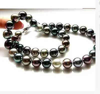 HOT## Wholesale stunning 10-11mm tahitian black red green grey multicolor pearl necklace 17inch
HOT## Wholesale stunning 10-11mm tahitian black red green grey multicolor pearl necklace 17inch