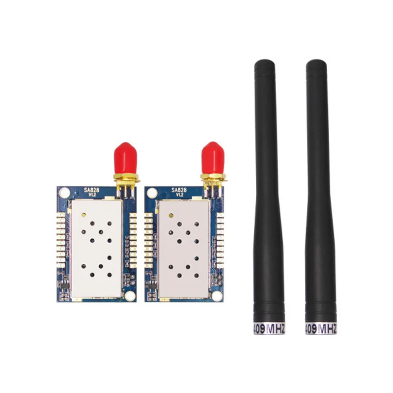 2 компл./лот SA828-U 400 МГц-480 МГц 5 км 1 Вт УВЧ/УКВ 134~ 174 МГц передатчик и приемник иди и болтай Walkie Talkie “иди и модуль