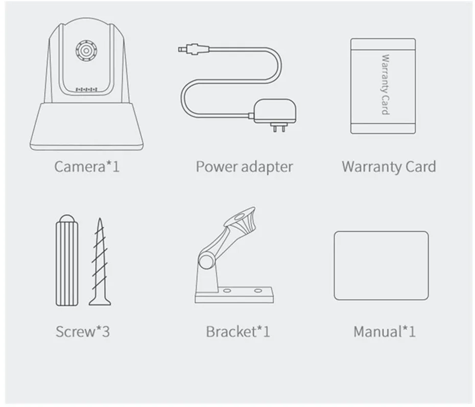 7---Geeklink 1080P HD Webcam Wireless Wifi Security IP Camera Surveillance Night Vision Camera Remote APP Wifi Control Intercom