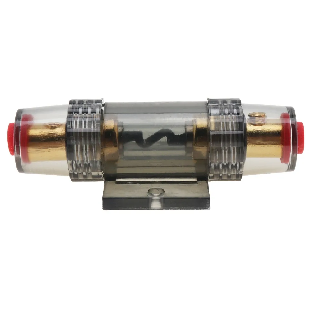 2Pcs Universal DC 12V Car Audio Refit Fuse Holder 8 Gauge 60A Car