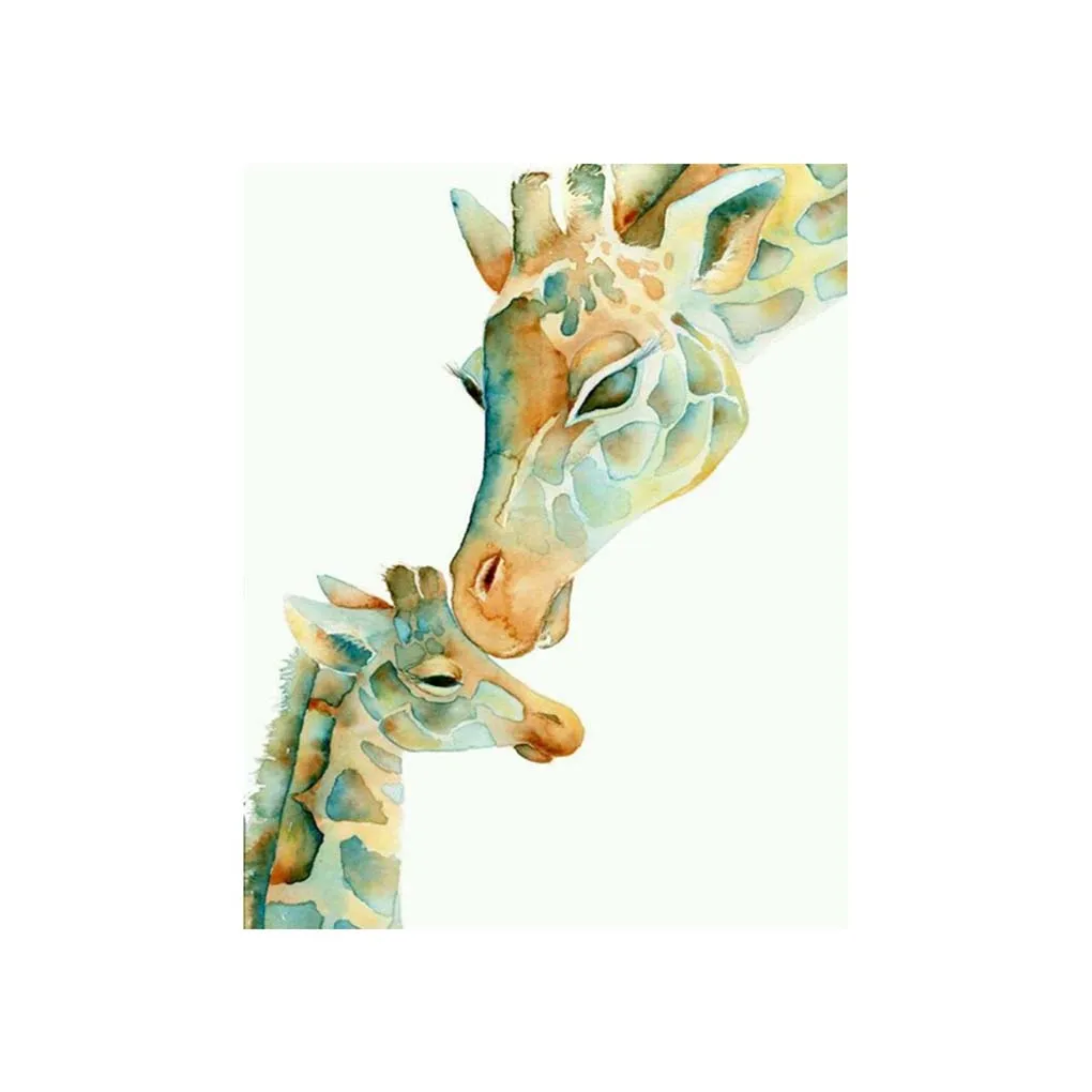 5D DIY Giraffe Crystal Needlework Animal Rhinestone Painting Home Room