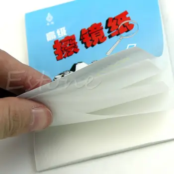 

1pc 50 Sheets Soft Camera Lens Optics Tissue Cleaning Clean Paper Wipes Booklet