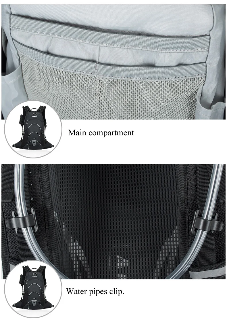ANMEILU 20L альпинистская сумка Moutain походный велосипедный рюкзак, рюкзак с дождевой крышкой, водостойкий велосипедный рюкзак без сумки для воды