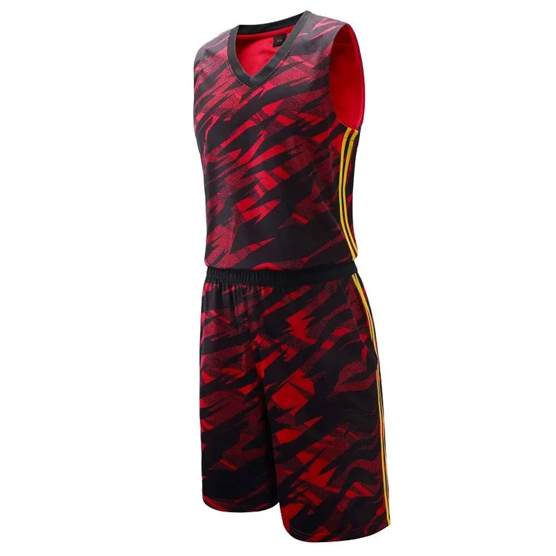 Custom Camouflage Basketball Jerseys Kits Team Sportswear Men Training