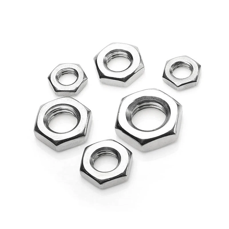 Шестигранные гайки из нержавеющей стали DIN439 M5 M6 M8 M10 M12 M14 M16 M20 304|hexagonal nut|m14 m16nut nut |