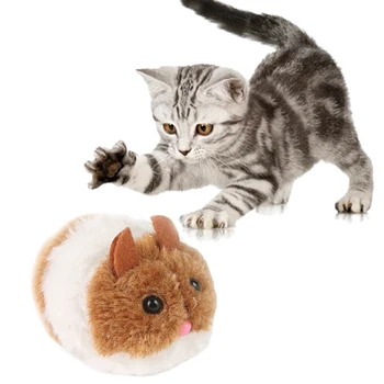 

1pc Cat Moving Clockwork Mouse Toys False Mouse Novelty Funny Playing Mouse Teeth Grinding Training Toys For Cats Dropshipping