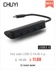 CHUYI 4 в 1 usb type C концентратор до 4 портов USB 2,0 концентратор переходник разветвитель+ OTG Micro usb зарядный порт для ноутбука планшета смартфона