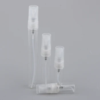 

10Pcs Clear Glass Empty Refillable Replacement Perfume Fragrance Spray Bottles Aftershave Toiletries Liquid Container for Travel