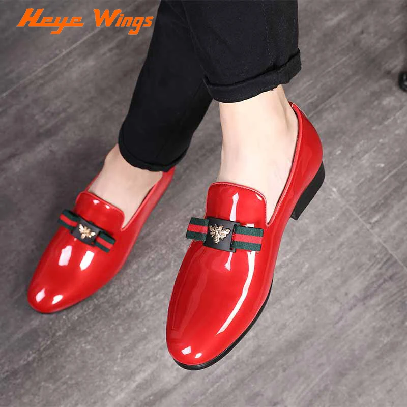

fashion shoes 2019 men's casual leather dress shoes slip on