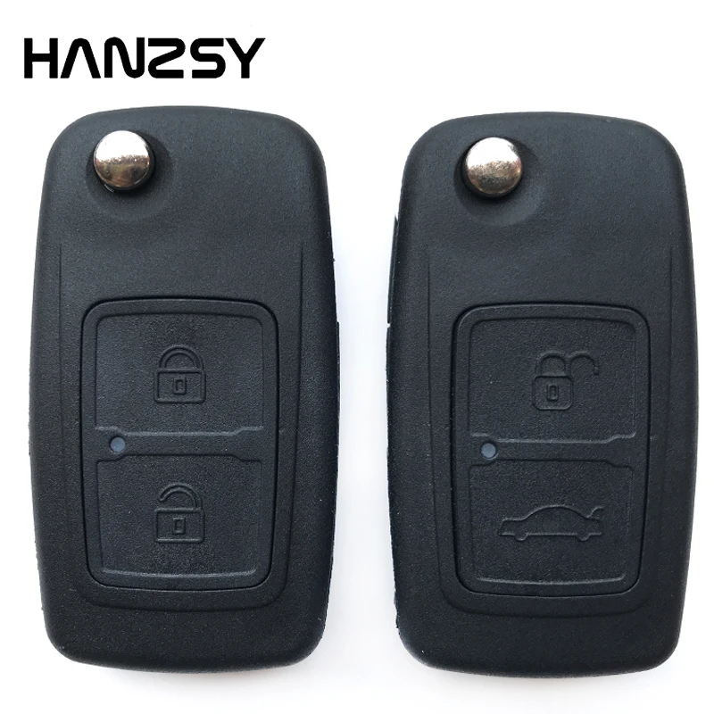 

2 Buttons Car Key Case Shell For CHERY TIGGO FULWIN E5 A1 COWIN EASTER Replacement Remote Folding Key Cover Fob Without Blade