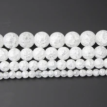 LanLi 4-12 мм натуральный белый попкорн кристалл камень свободные бусины DIY модный браслет ожерелье ювелирные изделия аксессуары