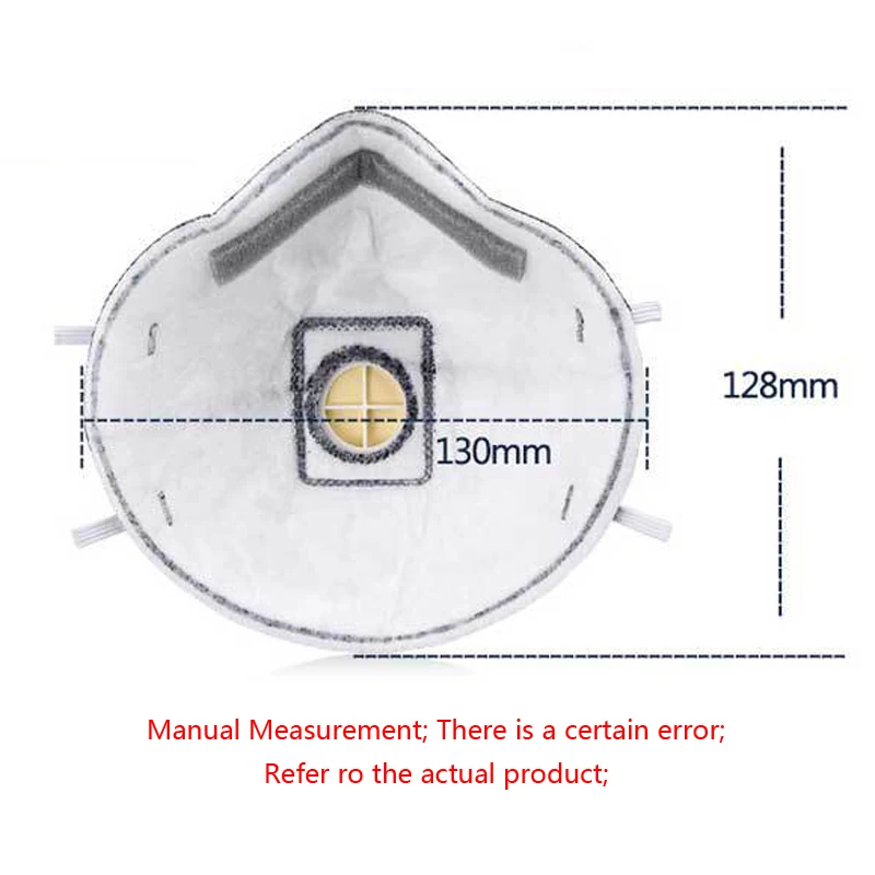 2 шт. 3 м 9913 В активированного угля PM 2.5 против пыли маска нетканые ткани складывающиеся фильтр с дыхательный клапан маска для взрослых n95
