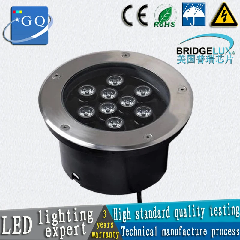 

4pcs Fedex DHL Free ship 5W LED underground light IP65 Buried ground floor recessed lamp110V-240V outdoor flood lamp DC12V24V