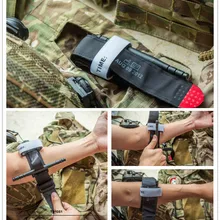 Тактический жгут комплекты помощи для спорта на открытом воздухе путешествия комплект медицинские аксессуары походный аварийно-спасательный применение