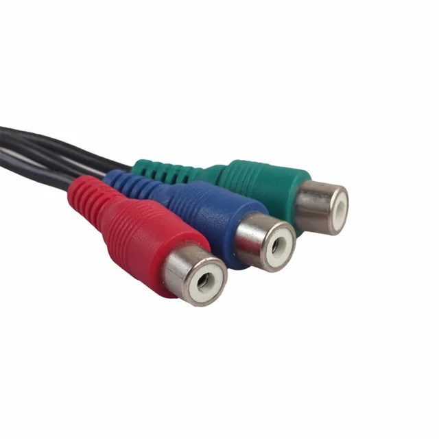 Best Value 3.5mm Adapter Video Cable AUX To 3 RCA Male to Female Component Green Blue Red YPbPr RCA External Video Connector Line For TV PC Best Value 3.5mm Adapter Video Cable AUX To 3 RCA Male to Female Component Green Blue Red YPbPr RCA External Video Connector Line For TV PC
