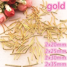 50 шт./лот 20/25/30/35 мм Ювелирные изделия из жемчуга Цепочки и ожерелья разъемы локоть трубки полые Медь чистого серебра DIY ручной браслет ювелирные изделия аксессуары