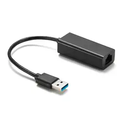 USB 3,0 RJ45 10/100/1000 Мбит/с Gigabit высокой Скорость RJ45 Ethernet LAN сетевой адаптер Чипсет черный