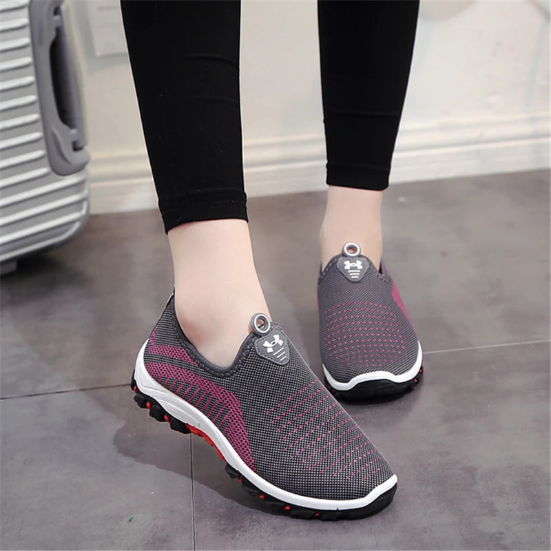 

2019 spring new women shoes breathable flats shoes casual comfortable mother shoes female fashion sneakers women shoes 35-41