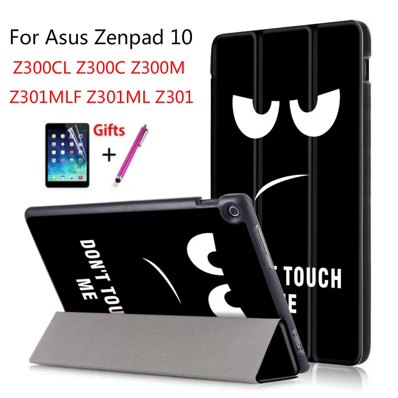 Стоячая таблетница для Asus Zenpad 10 Z300CL Z300C Z300m принципиально для ASUS Zenpad 10 Z301MLF Z301ML Z301 10,1 "обложка + подарки