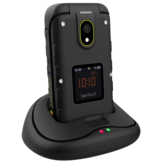M838 Three Prevention Feature Slim Flip Rugged Waterproof