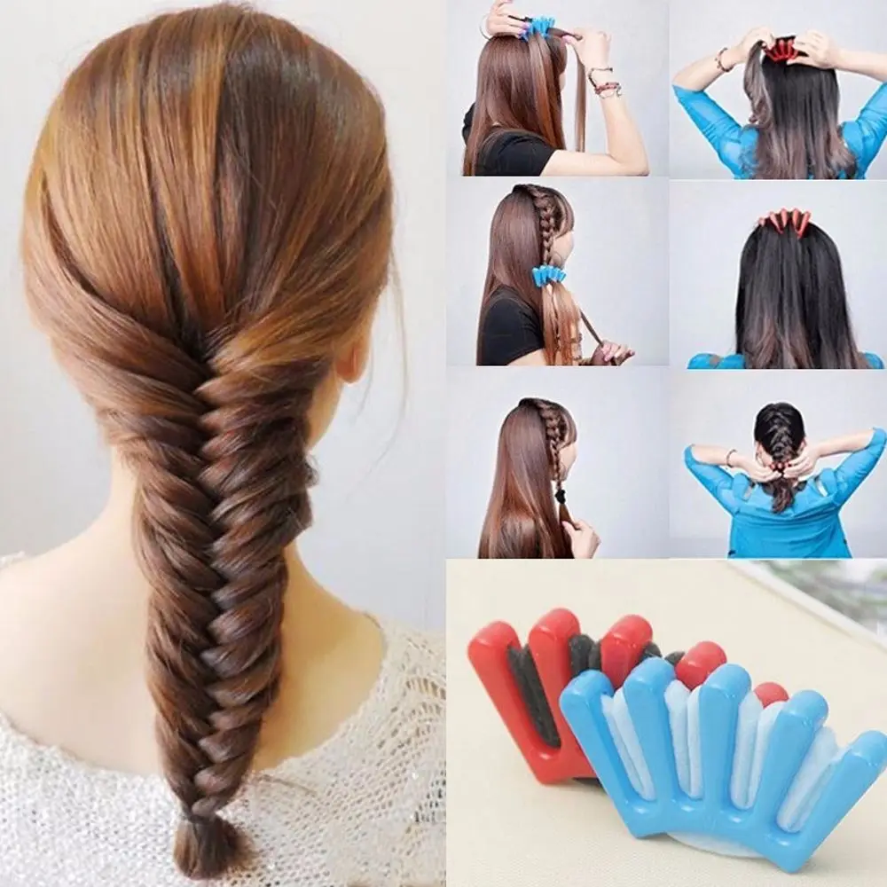 

1pcs Charming French Style Women Girls DIY Sponge Hair Braider Plait Hair Twist Braiding Tool Hair Styling Tools