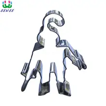 Отличный Фехтовальщик Форма Украшение Тортов мастикой инструменты, из нержавеющей стали печенье выпечка печенья формы, прямые продажи