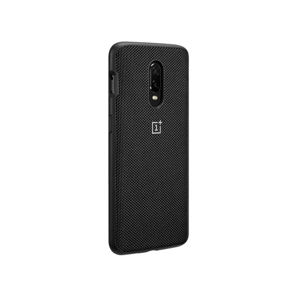 Original ONEPLUS 6T Bumper Case Ebony Wood Nylon Karbon + TPU Case Of...