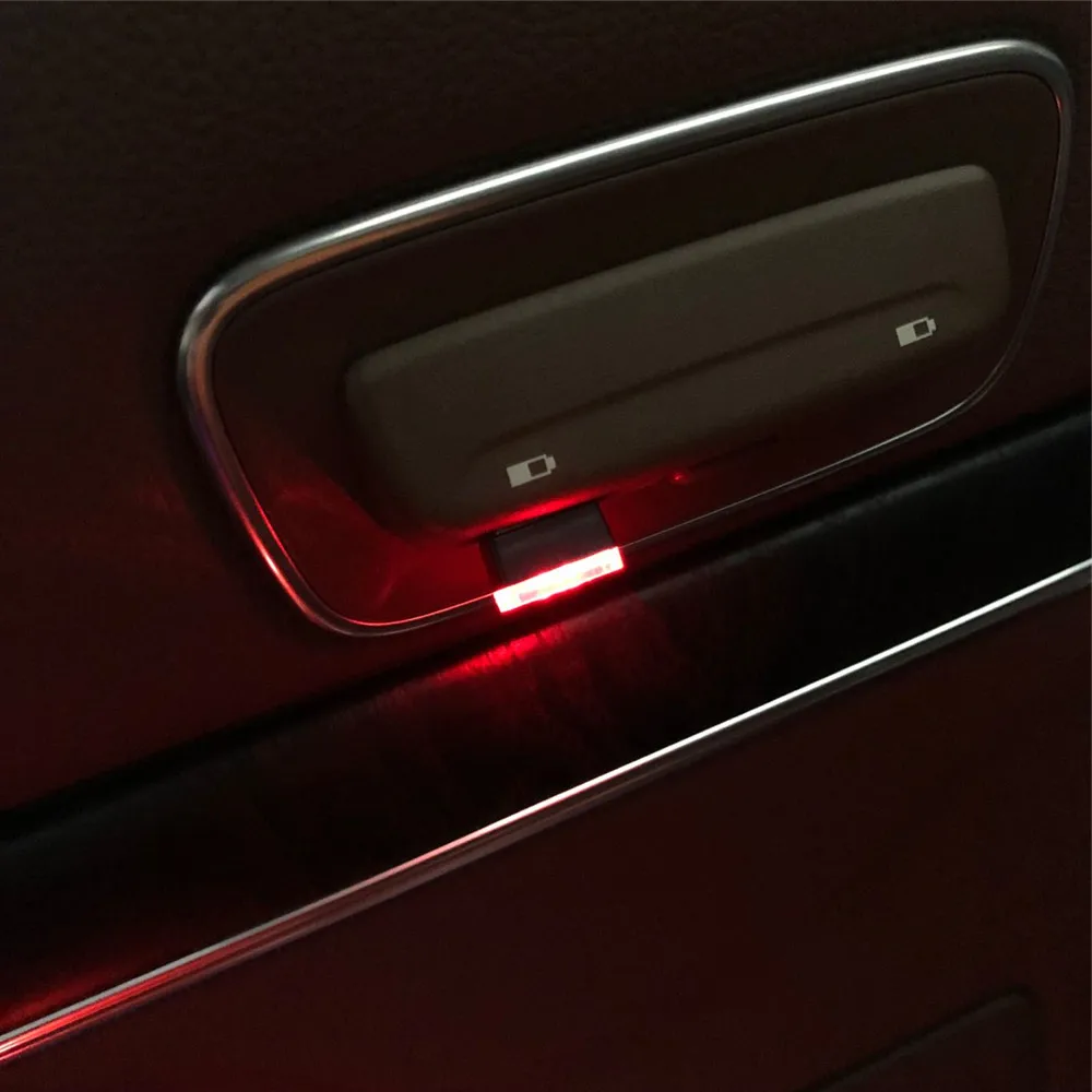 1 шт. автомобильные USB светодиодные атмосферные декоративные огни для Hyundai ix35 iX45
