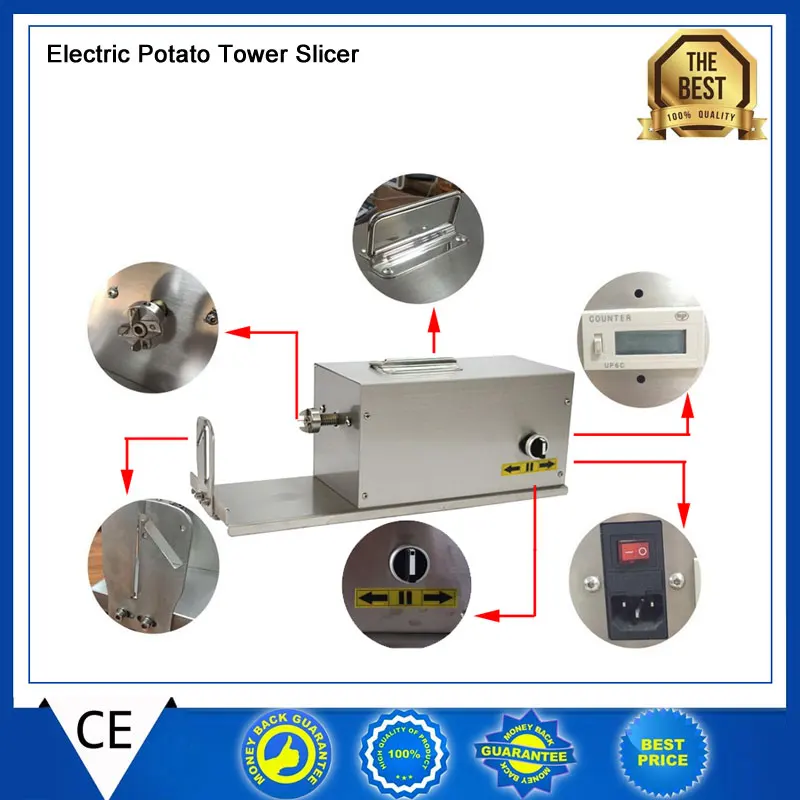 Электрический картофель Твистер Торнадо ломтерезка машина автоматическая спиральный резак овощерезка твистер машина поставщик 110/220 В
