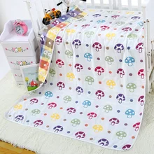 Хлопок детское одеяльце для сна диван Манта новорожденных младенческой Пеленальный детское полотенце роскошные 6 слоев одеяла муслин подарок для ребенка