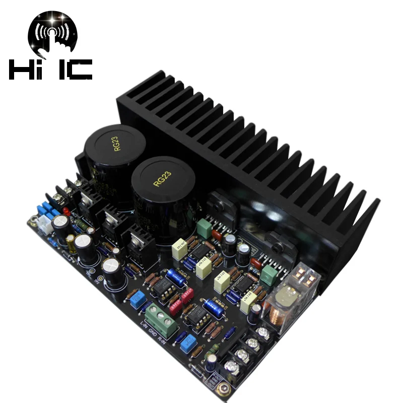 

LM3886 JRC5534DD OP07 Max Output Stereo High Power Amplifier Board 68W+68W HIFI AUDIO Amplifier Independent Op Amp Amplifier