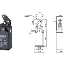 4 шт./лот высокое качество CNTD CLS-111 концевой выключатель/микро-переключатель Ui 380V Ith 10A, экономичный и пластиковый тип