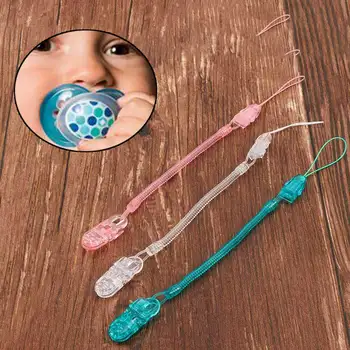 

2018 New Baby Kids Boy Girl Chain Clip Holders Dummy Pacifier Soother Nipple Leash Strap Random Color