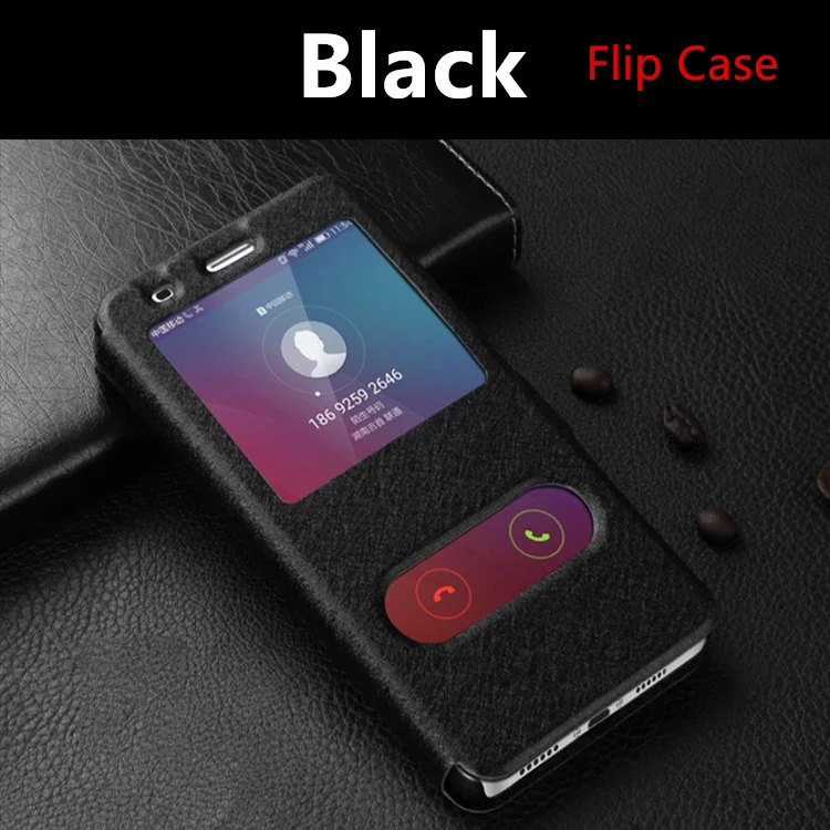 Full Cover for Xiaomi Mi 9 8 Lite A2 Lite A1 5X 6X Pocophone F1 Flip Case for Redmi Note 7 6 Pro 5 Plus 4A 4X 5A Prime S2 Cases - Цвет: Black