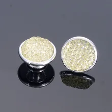 Miasol 925 Посеребренная Смола Кабошон паве Камелеон ювелирные изделия подходит DIY Шарм Браслеты ожерелье кольцо изготовление