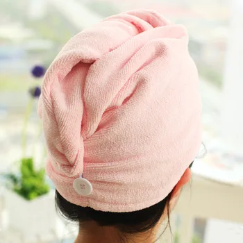 

Women Bathroom Super Absorbent Quick-drying Microfiber Bath Towel Hair Dry Cap Salon Towel 20x50cm U0755
