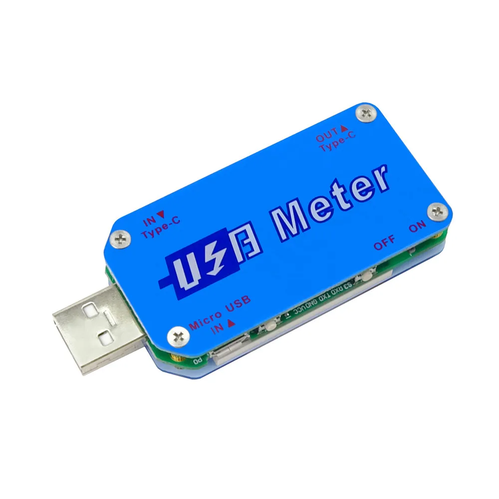 Измеритель Напряжения RD USB UM25C/UM25 с цветным ЖК дисплеем измеритель тока вольтметр