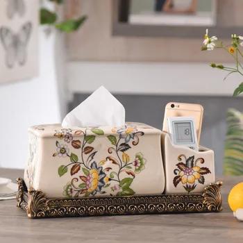 

Promotions, originality, Nordic fresh home decorations, ceramic paper towel boxes, luxury, multi-functional, admission