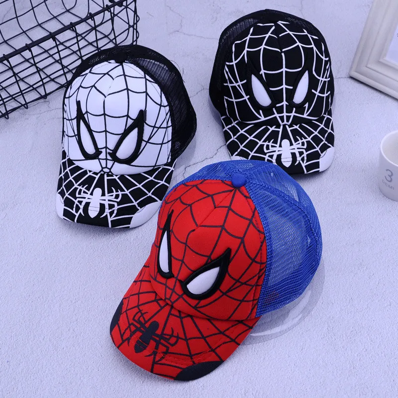 

2019 Summer New Child Baseball Caps Cartoon Net Cap Baby boy and girl Hip hop Cap Visor sun hats Snapback kids beanies