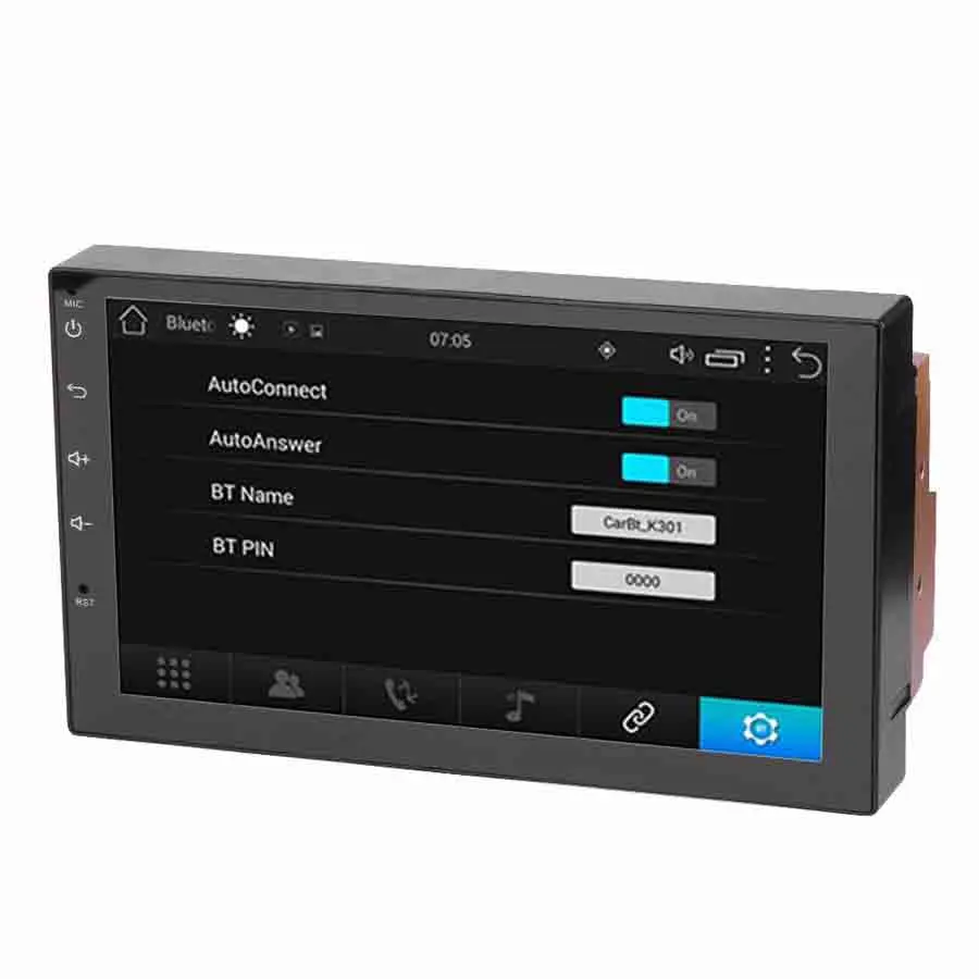 

2 DIN 7" Car Stereo Audio MP5 Player Touch Screen Digital Display Bluetooth Multimedia USB Autoradio Car Backup Monito