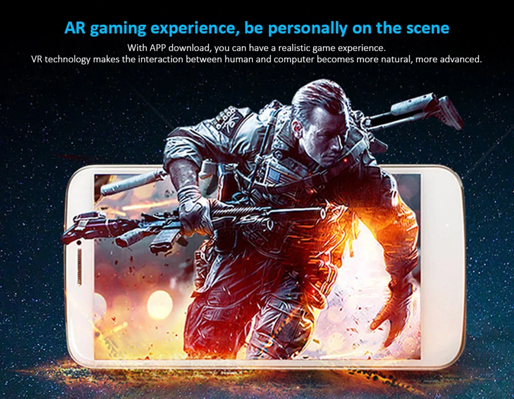 AR Intelligent Phone Game Gun Gamepad Educational Toy 3D Experience