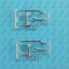 2PCS Snap On 1/4″ Quilting/Patchwork clear Foot Brother SA125 # CY-7312P